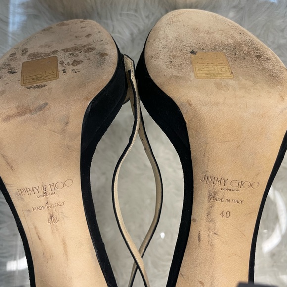 Jimmy choo black Alva trappy heel - Picture 8 of 11